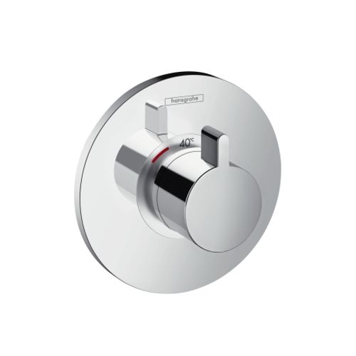 Hansgrohe-HG-Thermostat-Unterputz-Ecostat-S-Highflow-Fertigset-chrom-15756000 gallery number 1